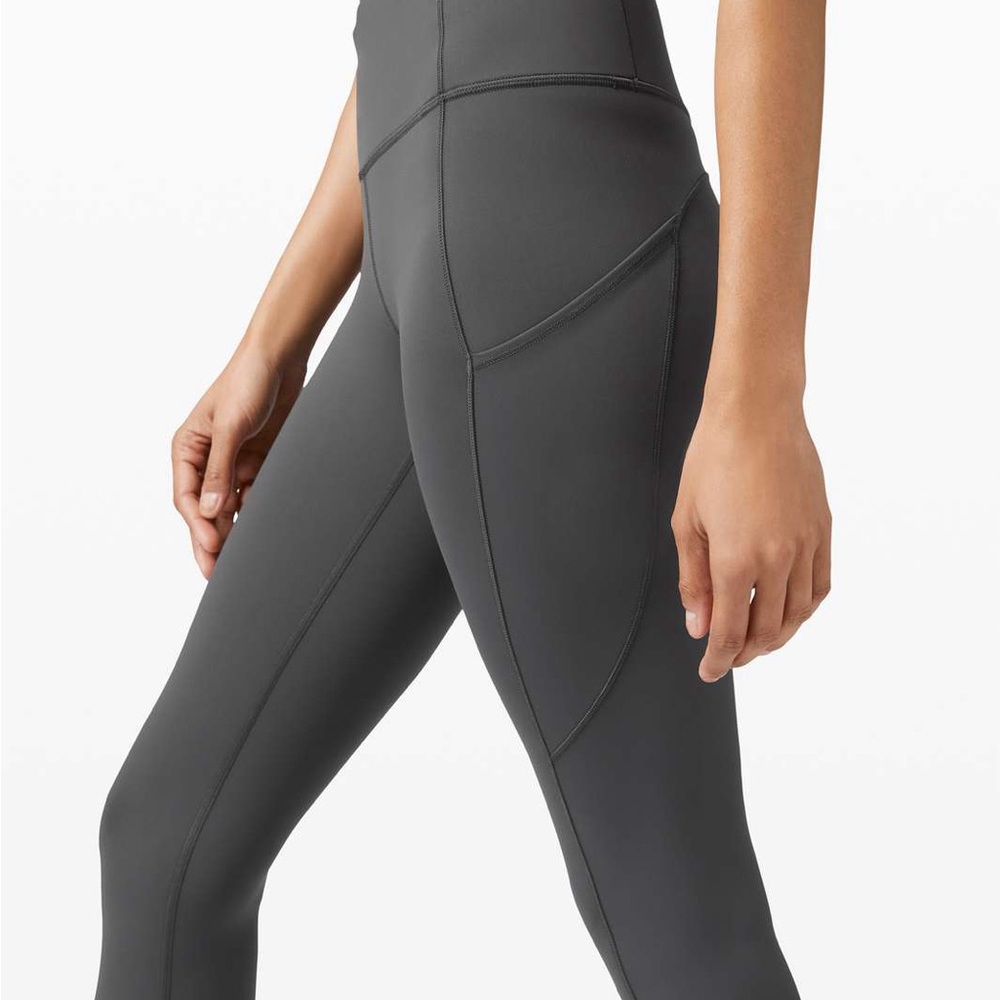 Lululemon Fast and Free Tight II 25" *Non-Reflective Nulux Graphite Grey